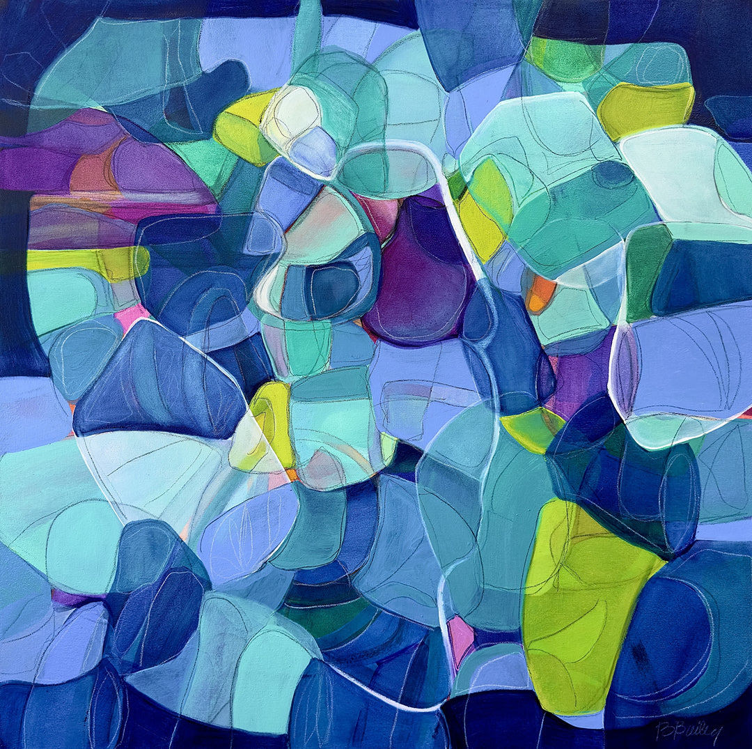"Meandering in Blue" by Barbara Bailey-Porter