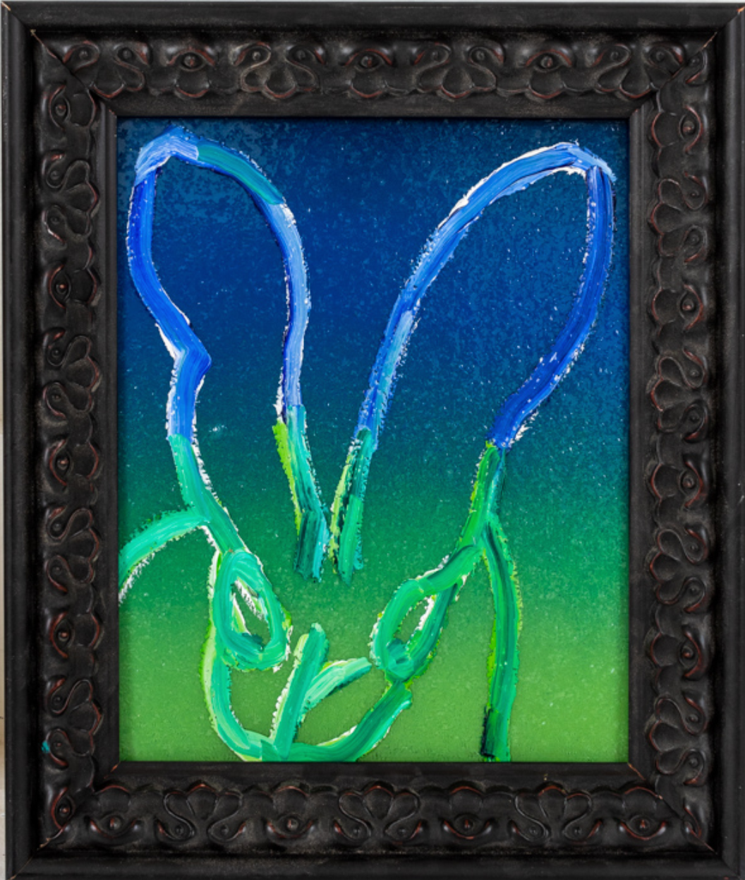 "Blue Green Hombre" by Hunt Slonem