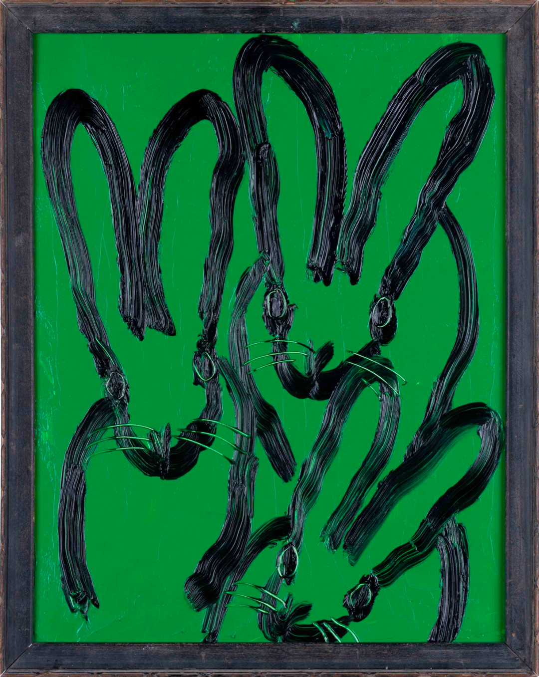 "Green Wave" by Hunt Slonem