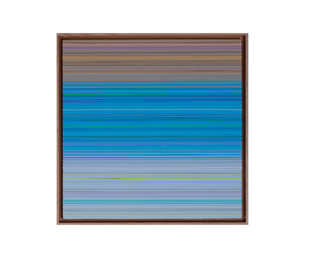 "Wandering Moments (Blue/Grey)" by Stefania Nazzal
