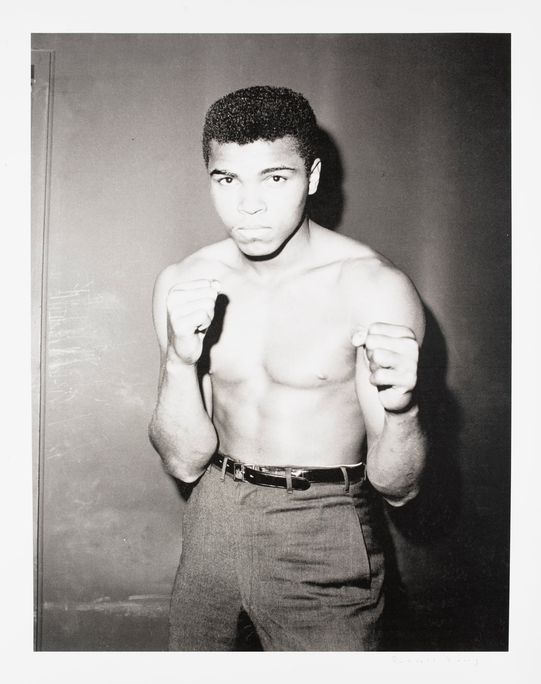 "Ali on Paper" by Russell Young