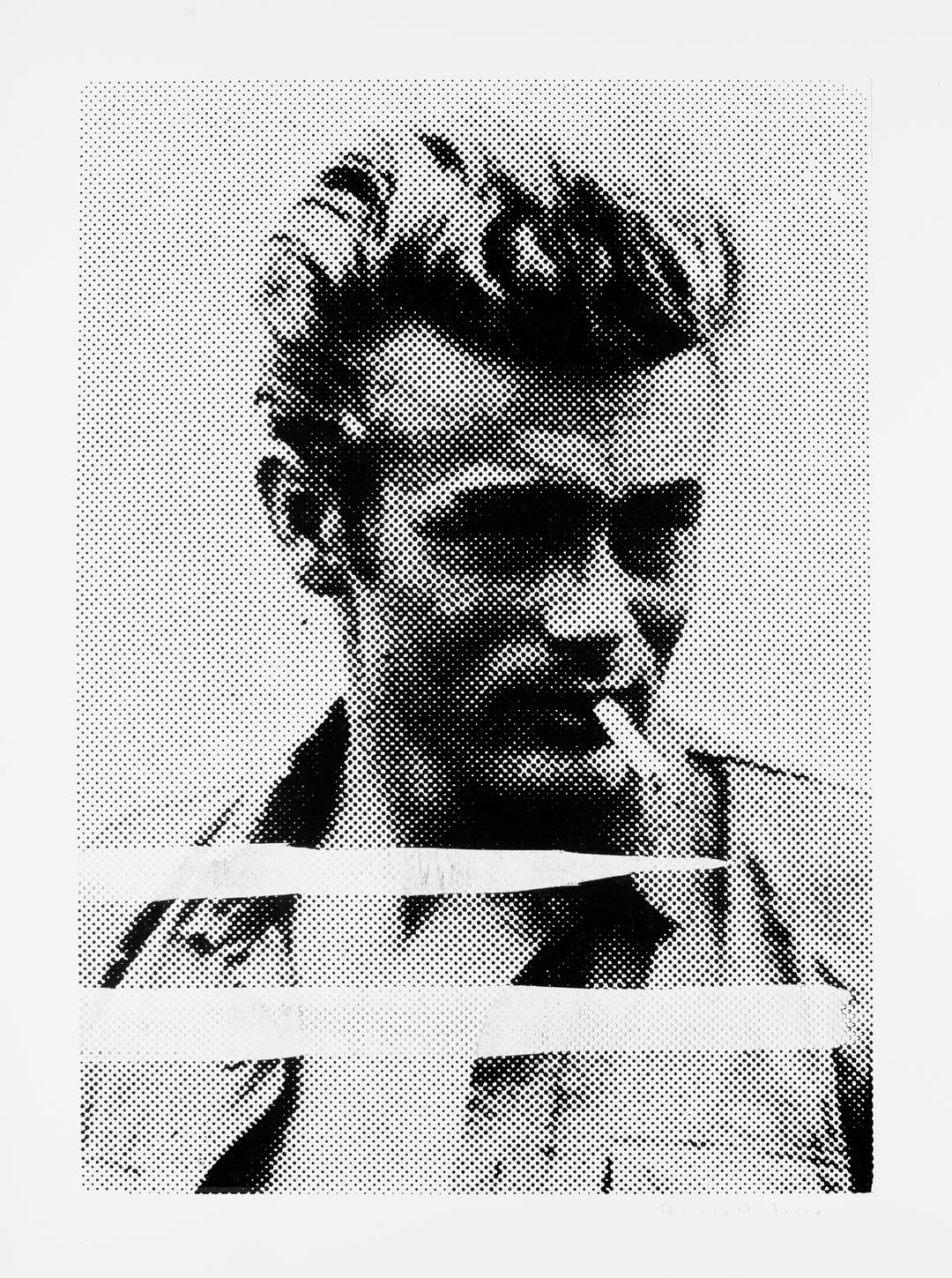 "James Dean on Paper" by Russell Young