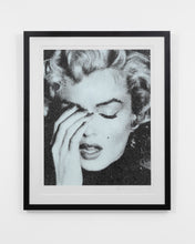 Load image into Gallery viewer, &quot;Marilyn Crying, Cloud Blue &amp; Black&quot; by Russell Young