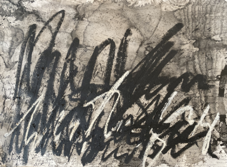 "Asemic N022.19" by Daniel Diaz-Tai