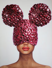 Load image into Gallery viewer, "Pink Noise (Hand Embellished)" by David Uessem