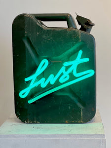 "LUST (Mini Army Gas Tank)" by Olivia Steele