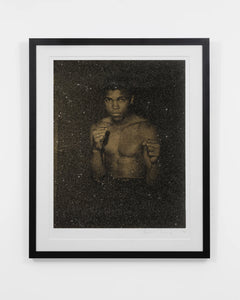 "Ali on Paper, Smoketown Gold" by Russell Young