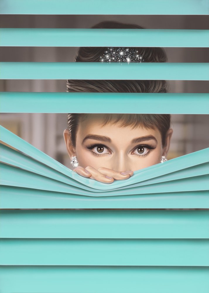 "Audrey Tiffany Blue 2" by Michael Moebius