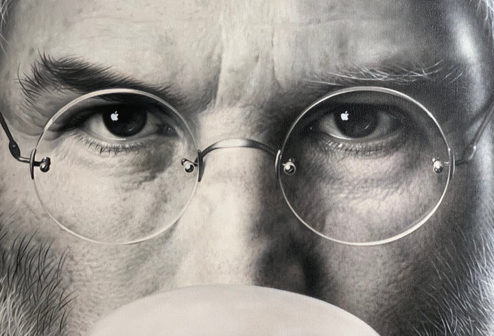 "iBubble - Steve Jobs" by Michael Moebius