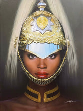 Load image into Gallery viewer, &quot;Naomi Campbell Queens Guard&quot; by Michael Moebius