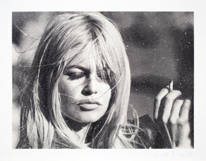 "Bardot Thunder on Paper" by Russell Young