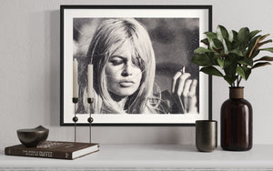 "Bardot Thunder on Paper" by Russell Young