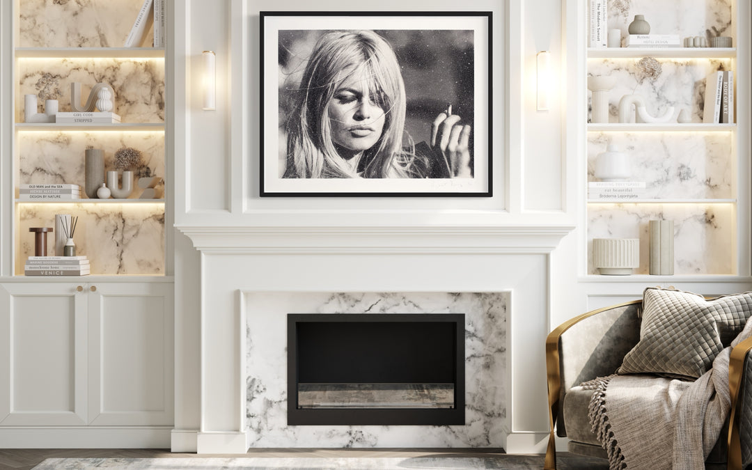 "Bardot Thunder on Paper" by Russell Young