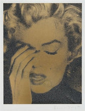 Load image into Gallery viewer, "Marilyn Crying, Liquid Gold" by Russell Young